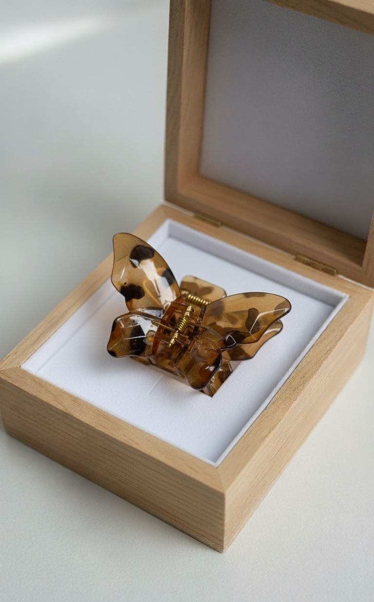 big transparent butterfly claw clips Pack of 3
