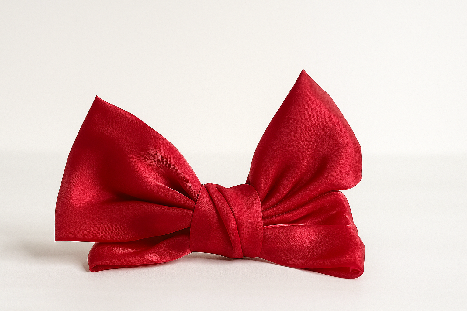 Craftera Satin Shiny Double Layer Classic Hair Bows