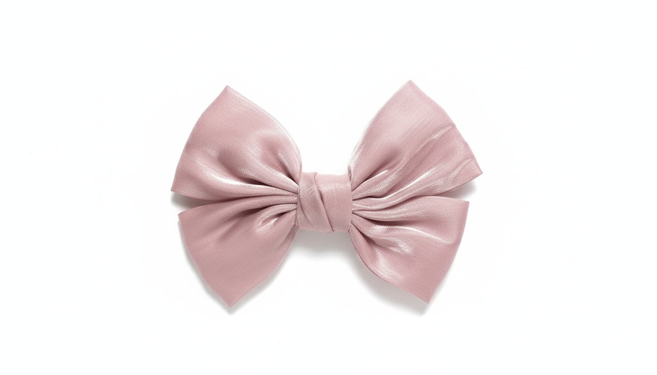 Craftera Satin Shiny Double Layer Classic Hair Bows